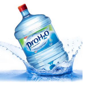 Bình nước tinh khiết ProH2O 18.5L (Có vòi, Lavie sản xuất)