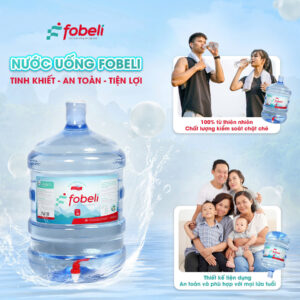 Bình nước Fobeli 19L (bình úp) – Mua 5 tặng 1