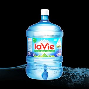 Bình nước khoáng thiên nhiên Lavie 19L vòi